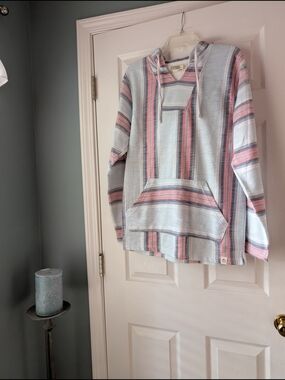 Free Planet Striped Pullover Hoodie